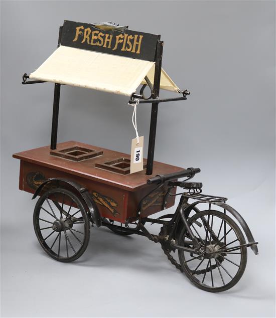 A scratch built fish cart